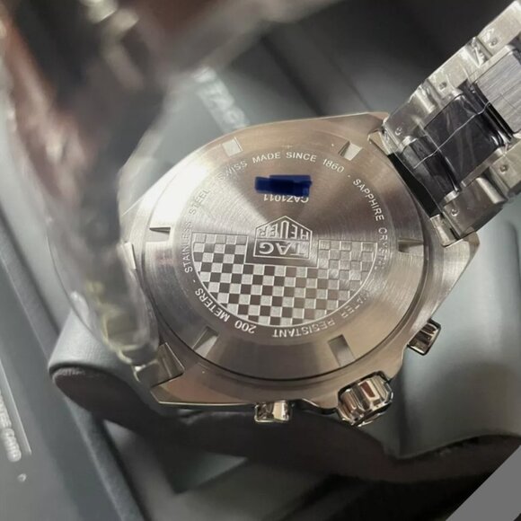 TAG Heuer Formula 1 200M 43 QUARTZ Chronograph CAZ1011.BA0843 GRAY DIAL WATCH - Picture 4 of 7